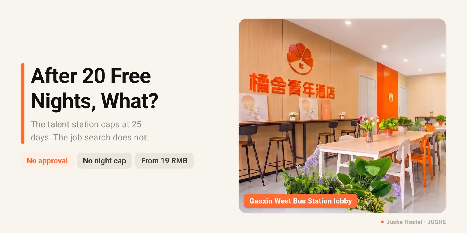 After 20 Free Nights at the Talent Station, Then What?